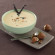 Booster-pudding met vanillesmaak en gekarameliseerd hazelnootschaafsel